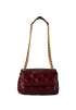 Small Fleming, £280, Handbags, Red, Leather, Front view